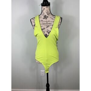 NWT ASTR Line Neon Green Bodysuit